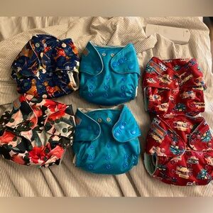 6 NWOT Lil Helper Cloth Diapers